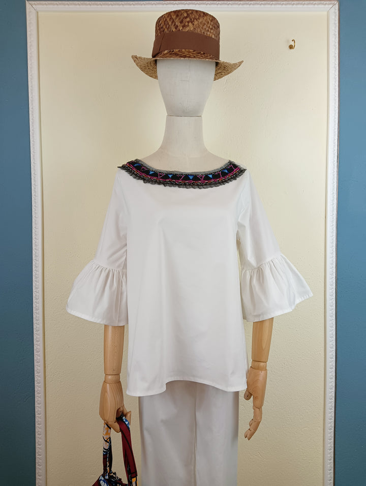 Camicia Manica a Tulipano